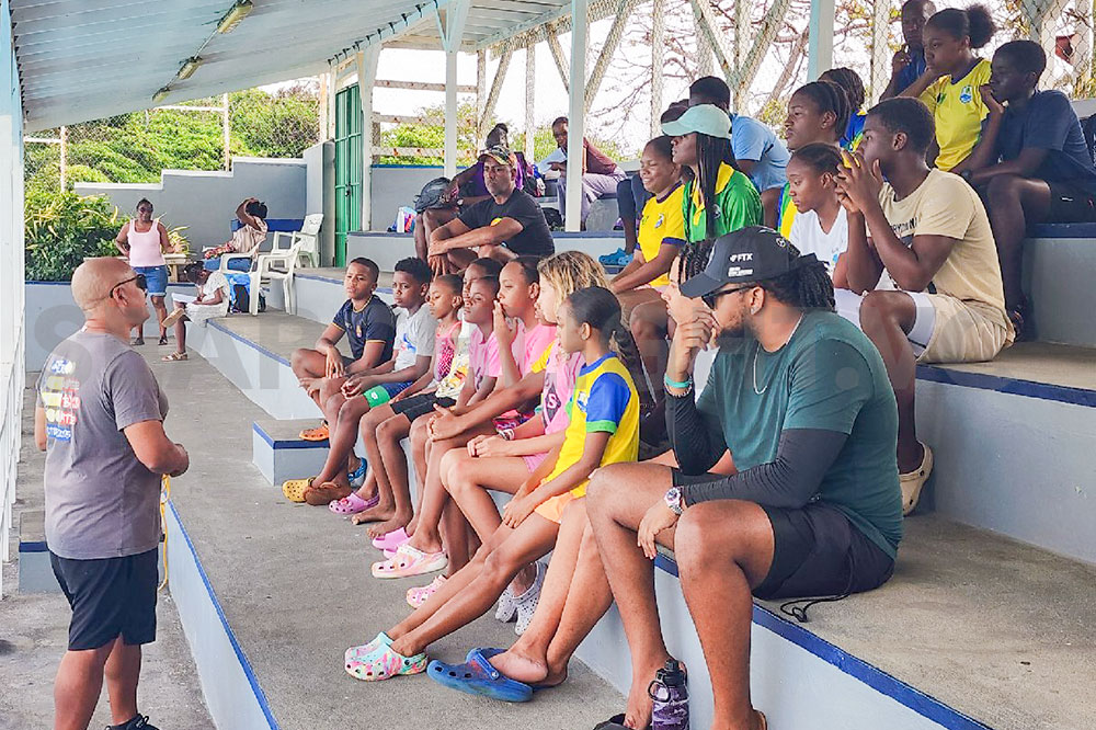 Local swim coaches get sprint training